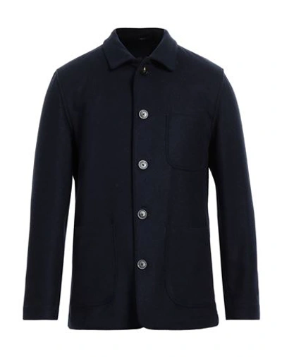 Lardini Man Blazer Navy Blue Size Xl Wool, Silk, Cashmere