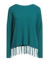 Kaos Woman Sweater Emerald Green Size S Viscose, Polyester, Polyamide