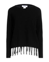 Kaos Woman Sweater Black Size M Viscose, Polyester, Polyamide
