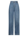 Liu •jo Woman Jeans Blue Size 30 Cotton, Lyocell In Blue