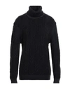 Bellwood Man Turtleneck Steel Grey Size 42 Virgin Wool In Black