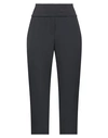 Manila Grace Woman Pants Charcoal Size 2 Cotton, Elastane In Grey