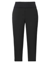 Manila Grace Woman Pants Black Size 4 Cotton, Elastane