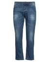 Stilosophy Man Denim Pants Blue Size 28 Cotton, Elastane In Blue