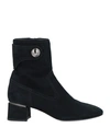 Tod's Woman Ankle Boots Black Size 7 Leather