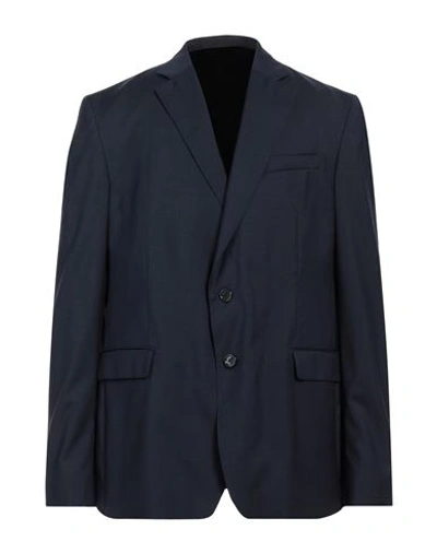 Lab. Pal Zileri Man Suit Jacket Midnight Blue Size 48 Virgin Wool