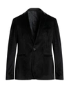 Messagerie Man Suit Jacket Black Size 44 Polyester