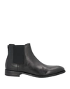 Baldinini Man Ankle Boots Black Size 11 Soft Leather