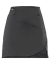 Kontatto Woman Mini Skirt Black Size M Polyester