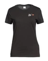 Puma Woman T-shirt Black Size Xl Cotton In Black
