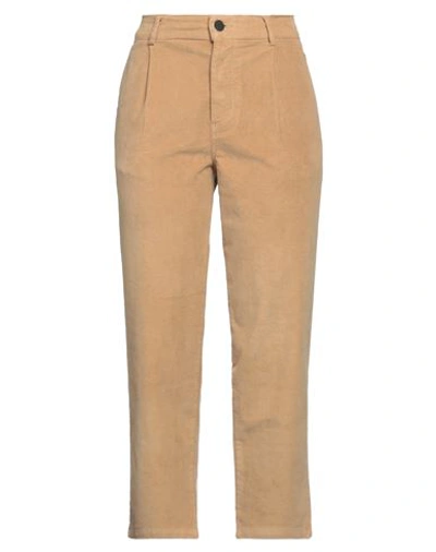 No.w No. W Woman Pants Sand Size M Cotton, Elastane In Beige