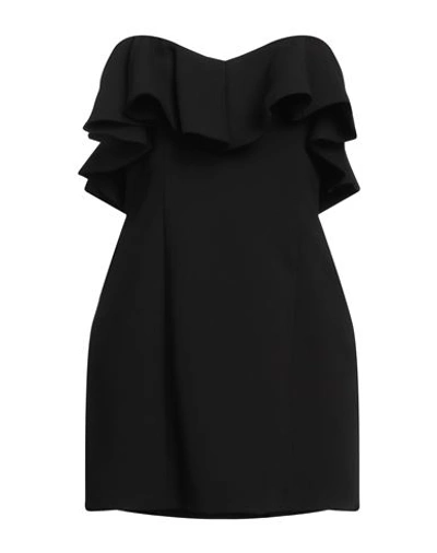Forte Dei Marmi Couture Woman Short Dress Black Size 8 Polyester
