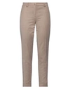 PAMELA HENSON PAMELA HENSON WOMAN PANTS BEIGE SIZE 12 WOOL, POLYAMIDE, ELASTANE