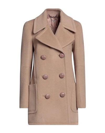 Stella Mccartney Woman Coat Sand Size 4-6 Wool In Beige