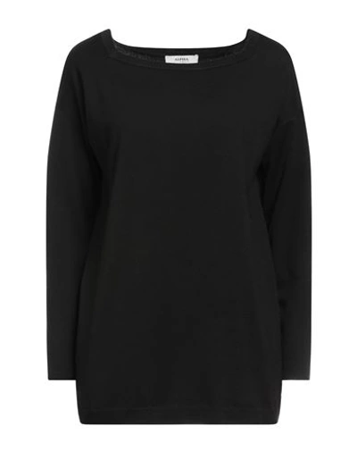 Alpha Studio Woman Sweater Black Size Onesize Wool, Elastane