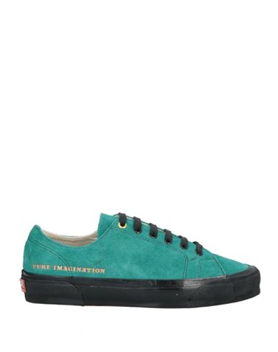 Vans Woman Sneakers Deep Jade Size 9 Soft Leather In Green