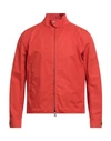 Sealup Man Jacket Tomato Red Size 40 Cotton, Polyurethane