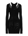 Andreädamo Andreādamo Woman Cardigan Black Size S/m Viscose, Polyester, Polyamide, Elastane In Black