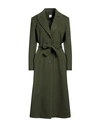 Eleonora Stasi Woman Coat Military Green Size 10 Polyester