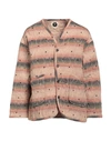 Bsbee Woman Jacket Pastel Pink Size M Cotton In Pink