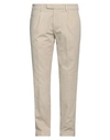 Devore Incipit Man Pants Beige Size 30 Cotton, Elastane