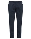 Devore Incipit Man Pants Navy Size 36 Cotton, Elastane In Navy Blue