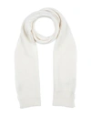 Armani Exchange Woman Scarf White Size - Wool, Polyamide, Cotton In White