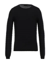 Lucques Man Sweater Black Size 40 Wool In Black