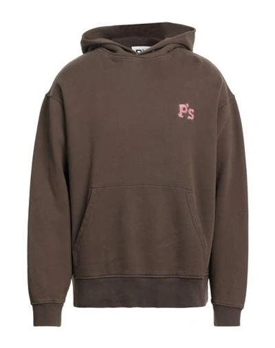 President's Man Sweatshirt Dark Brown Size S Cotton