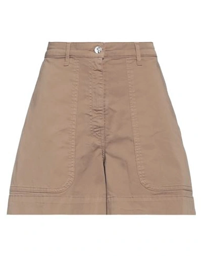 Nine:inthe:morning Nine In The Morning Woman Shorts & Bermuda Shorts Brown Size 29 Cotton, Elastane