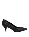Richmond Woman Pumps Black Size 9 Soft Leather In Black