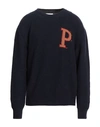 President's Man Sweater Midnight Blue Size S Wool, Polyamide