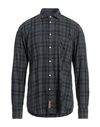B.d.baggies B. D.baggies Man Shirt Grey Size Xl Cotton In Grey