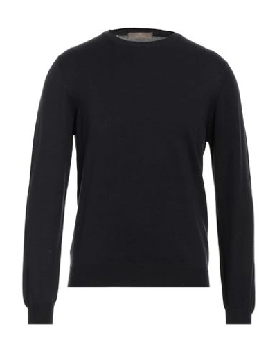 Cruciani Man Sweater Black Size 46 Cotton