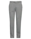 Jasper Reed Man Pants Grey Size 38 Cotton In Grey