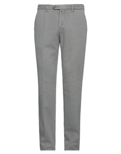 Jasper Reed Man Pants Grey Size 38 Cotton