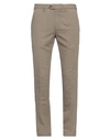 Jasper Reed Man Pants Dove Grey Size 40 Cotton