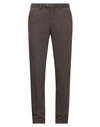 Jasper Reed Man Pants Cocoa Size 40 Cotton In Brown