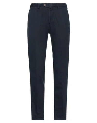 Jasper Reed Man Pants Midnight Blue Size 42 Cotton