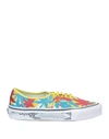 Vault By Vans X Aries Woman Sneakers Azure Size 9 Textile Fibers In Blue