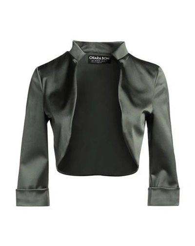 Chiara Boni La Petite Robe Woman Blazer Dark Green Size 4 Polyamide, Elastane