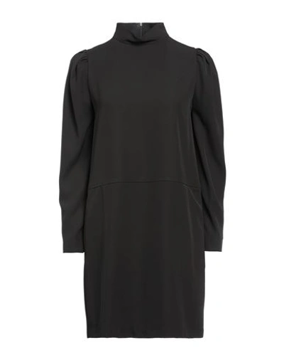 8pm Woman Short Dress Black Size S Polyester, Elastane In Black