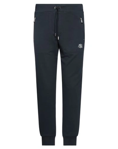 Armani Exchange Man Pants Midnight Blue Size Xs Cotton, Polyester, Elastane In Blue