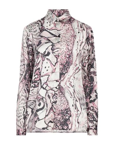 Cavalli Class Woman Shirt Pink Size Xl Viscose