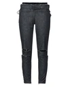 Yohji Yamamoto Woman Jeans Blue Size 2 Cotton, Wool In Blue