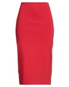 Marc Jacobs Woman Midi Skirt Red Size M Viscose, Nylon, Elastane