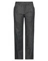 People (+)  Woman Denim Pants Black Size 6 Cotton In Black