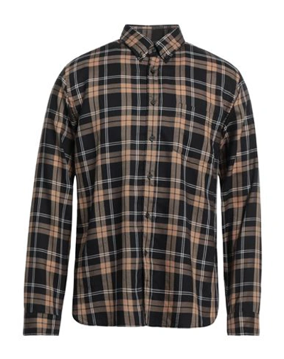 Xacus Man Shirt Black Size 16 ½ Cotton, Lyocell