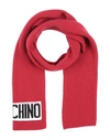 Moschino Man Scarf Red Size - Wool, Viscose, Polyamide, Cashmere