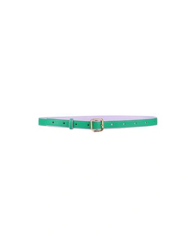 Wandler Woman Belt Green Size 36 Calfskin